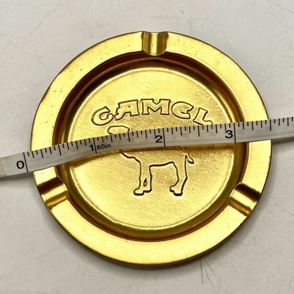 Camel Ash Tray 1990 Set of 10 Metal Vintage Nostalgia Smoking Bar Disposable NEW